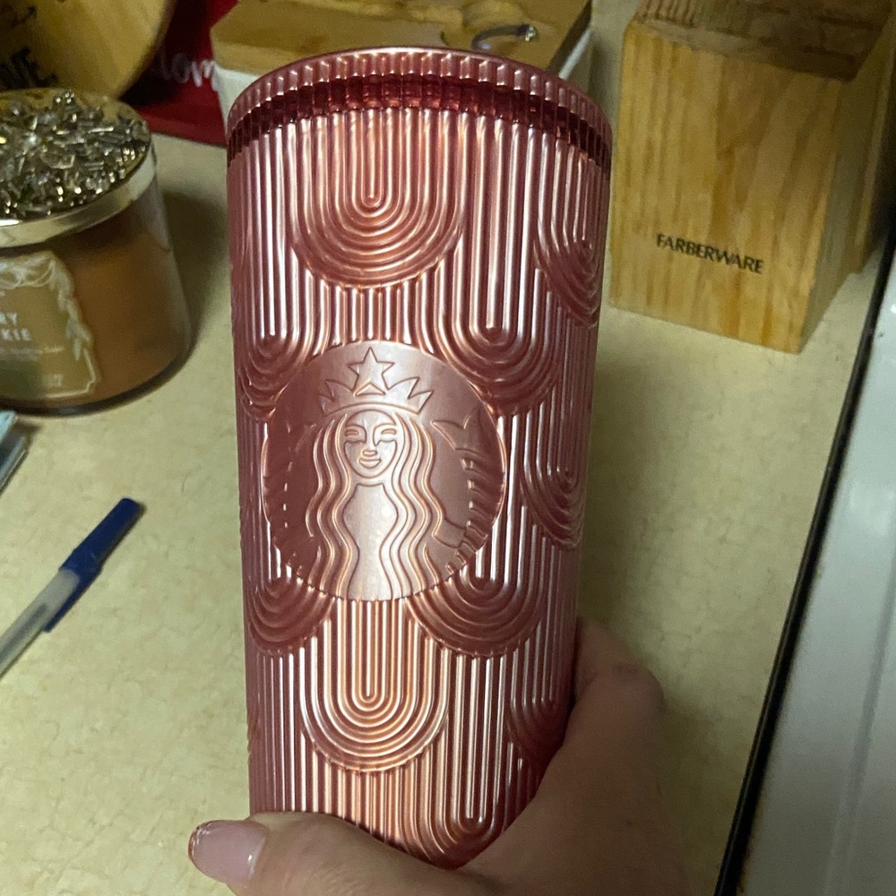 Starbucks Rose Textured Tumbler